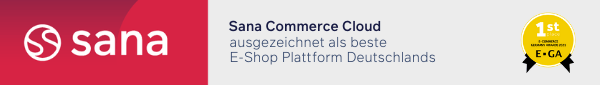 Logo Sana und Sana commerce Cloud