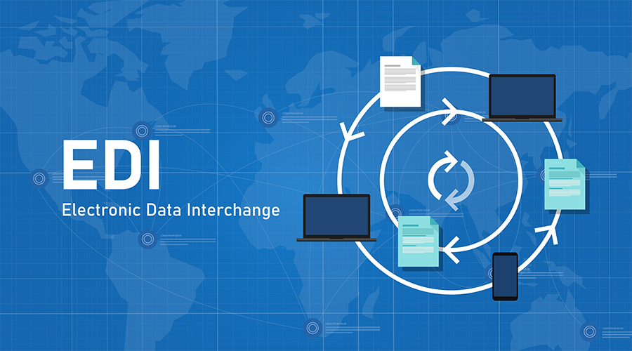 Illustration für EDI – Elecronic Data Interchange